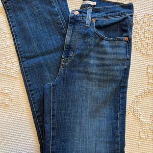 Levi's Women's Straight Leg Jeans - Dark Blue